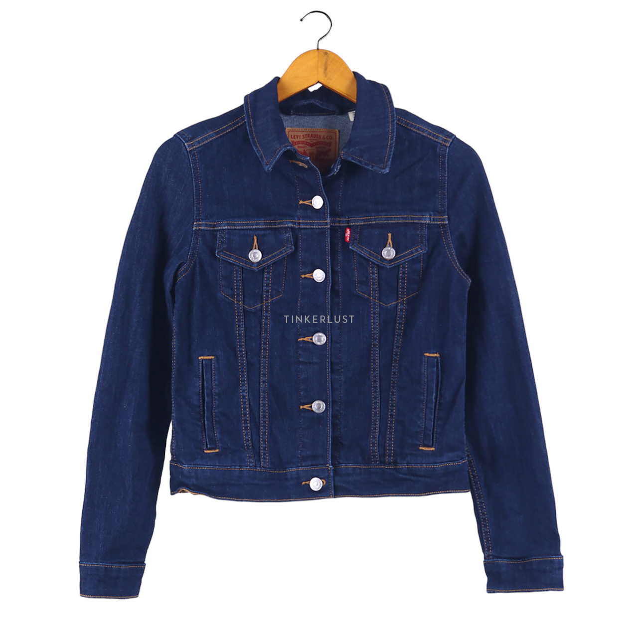 Jaket denim levis original clearance